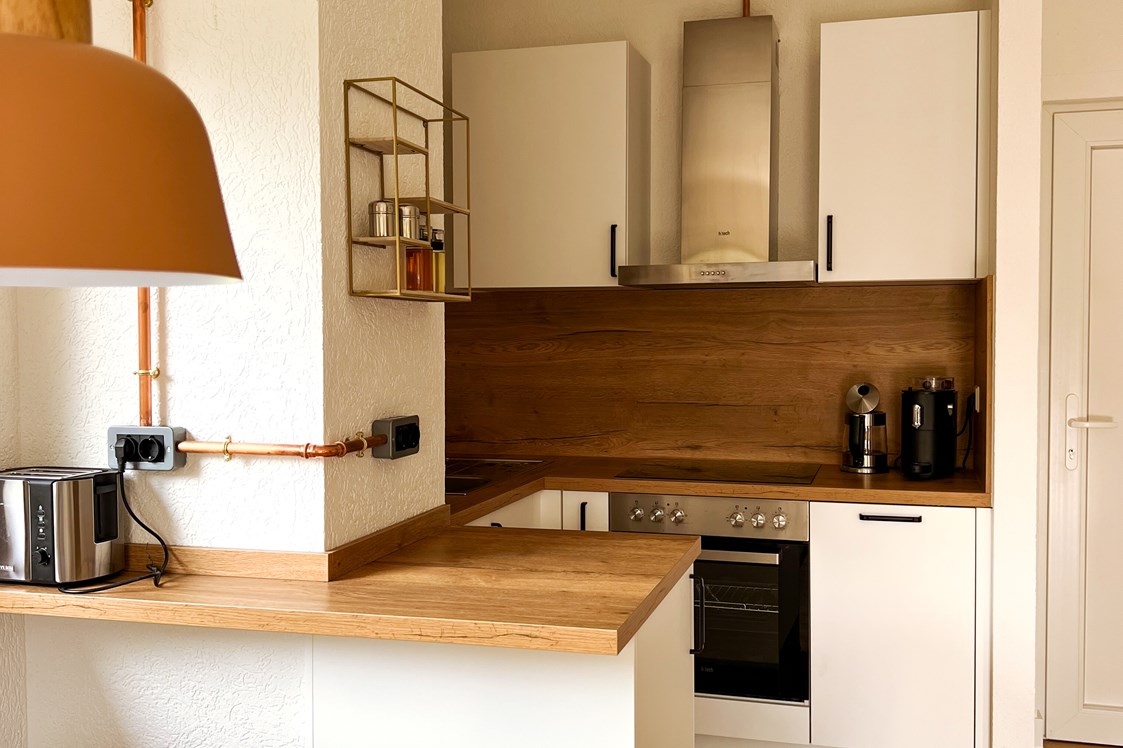 Monteurzimmer: FEWO3: Küche/Essbereich - Talwohnungen (🏠 3 Wohnungen für je max 3Personen)