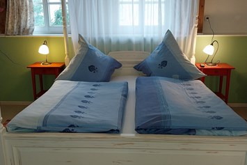 Monteurzimmer: Eines der Schlafzimmer - Landhaus Vreburg Nordenham Katrin und Thorsten Steiner