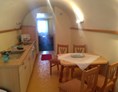Monteurzimmer: Küche mit Essplatz  - Appartements im Forsthaus