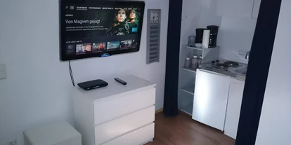 Monteurwohnung - Hund erlaubt - Schleswig-Holstein - Küchenzeile, TV und WLAN - Solitüde