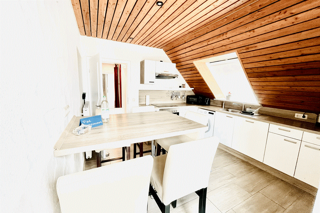 Monteurzimmer: vollausgestattete Küche - Apartment/Zimmer Haus Dragl bei Augsburg