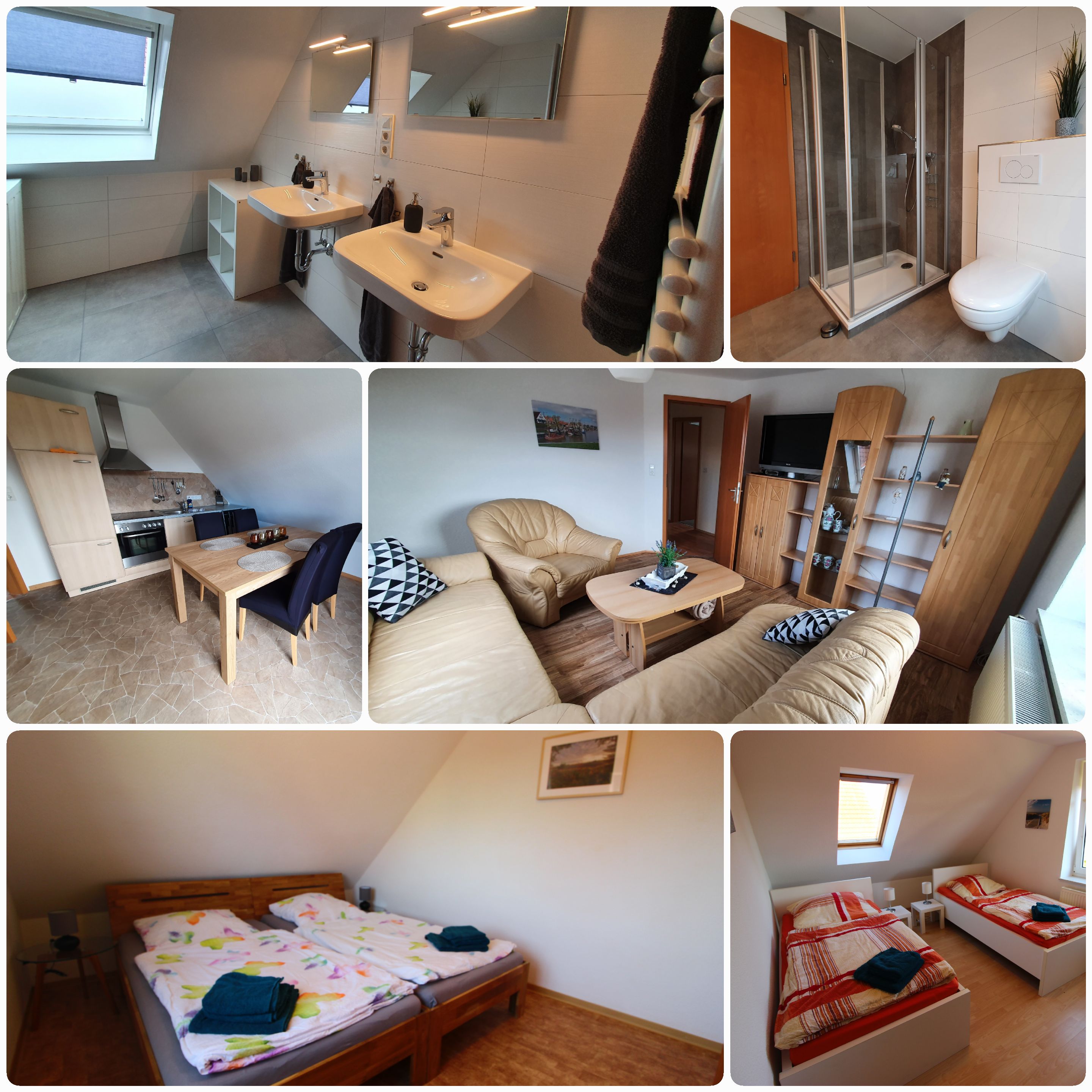 Monteurwohnung - Ostfriesland - Ferienwohnung Seemöwe - Hamswehrum