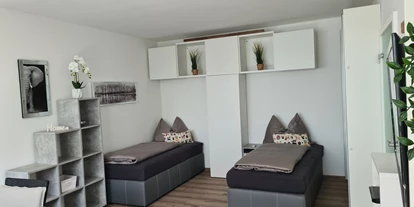 Monteurwohnung - PLZ 6020 (Österreich) - Boxspringbetten kann man auch zusammenschieben - Wohnung Innsbruck Nähe Uni