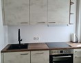 Monteurzimmer: Küche neu  komplett eingerichtet. - Wohnung Innsbruck Nähe Uni