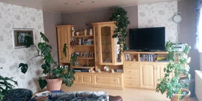 Monteurwohnung - Bettwäsche: Bettwäsche gegen Gebühr - Deutschland - Wohnzimmer  - Ferienwohnung im Südharz am Kyffhäusergebirge