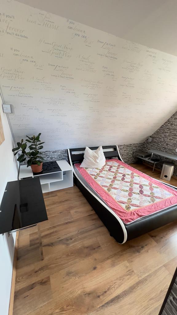 Monteurzimmer: Einzelzimmer mit Einzelbett 1,40x2,00m - Ferienwohnung im Südharz am Kyffhäusergebirge