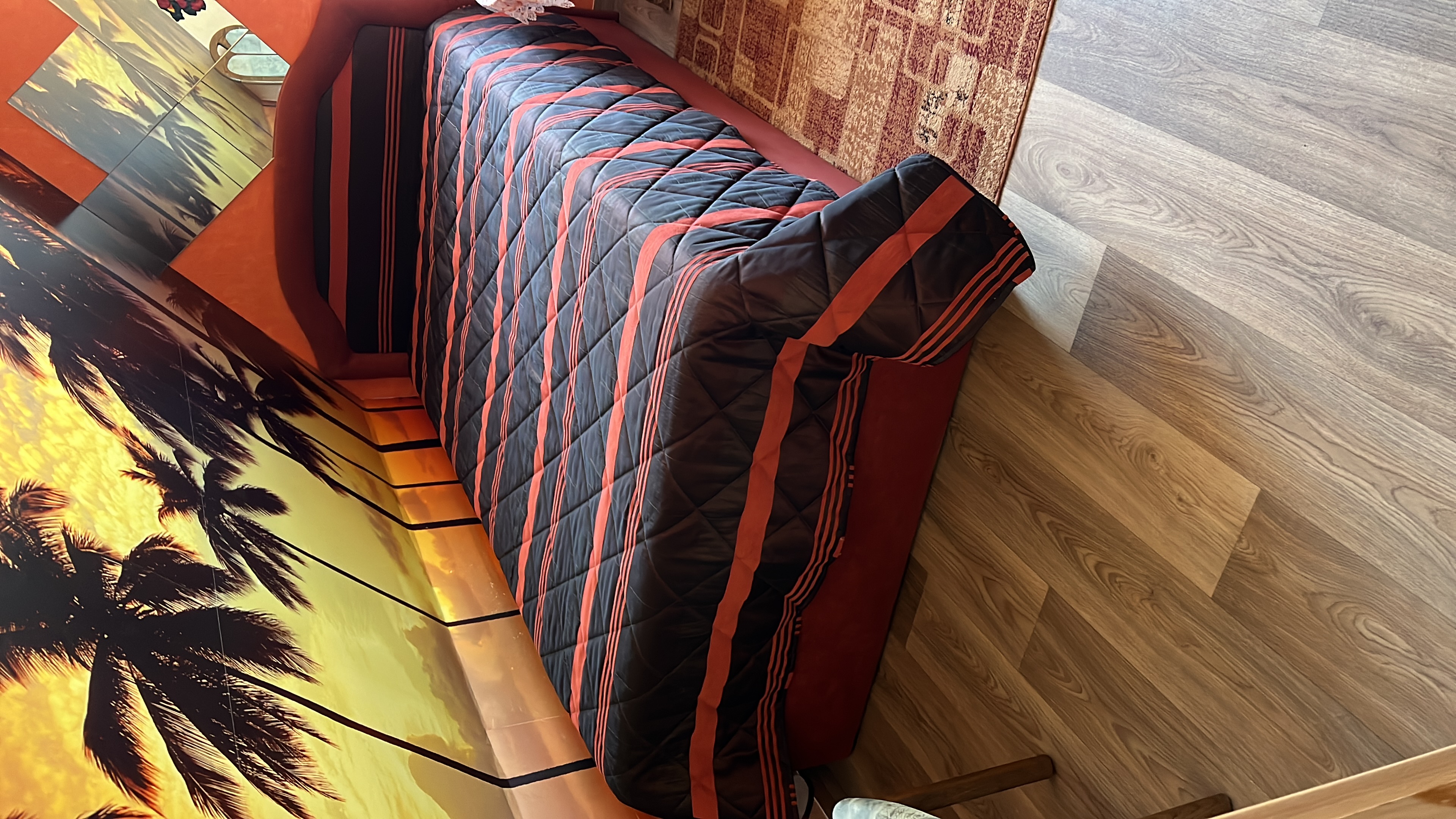 Monteurzimmer: Einzelzimmer mit Boxspringbett 1,20x2,00m - Ferienwohnung im Südharz am Kyffhäusergebirge