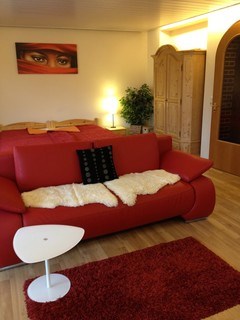 Monteurzimmer: Couch DZ EG - FEWO Bamberg inkl. WLAN, Küche & Bad (Monteurwohnung)