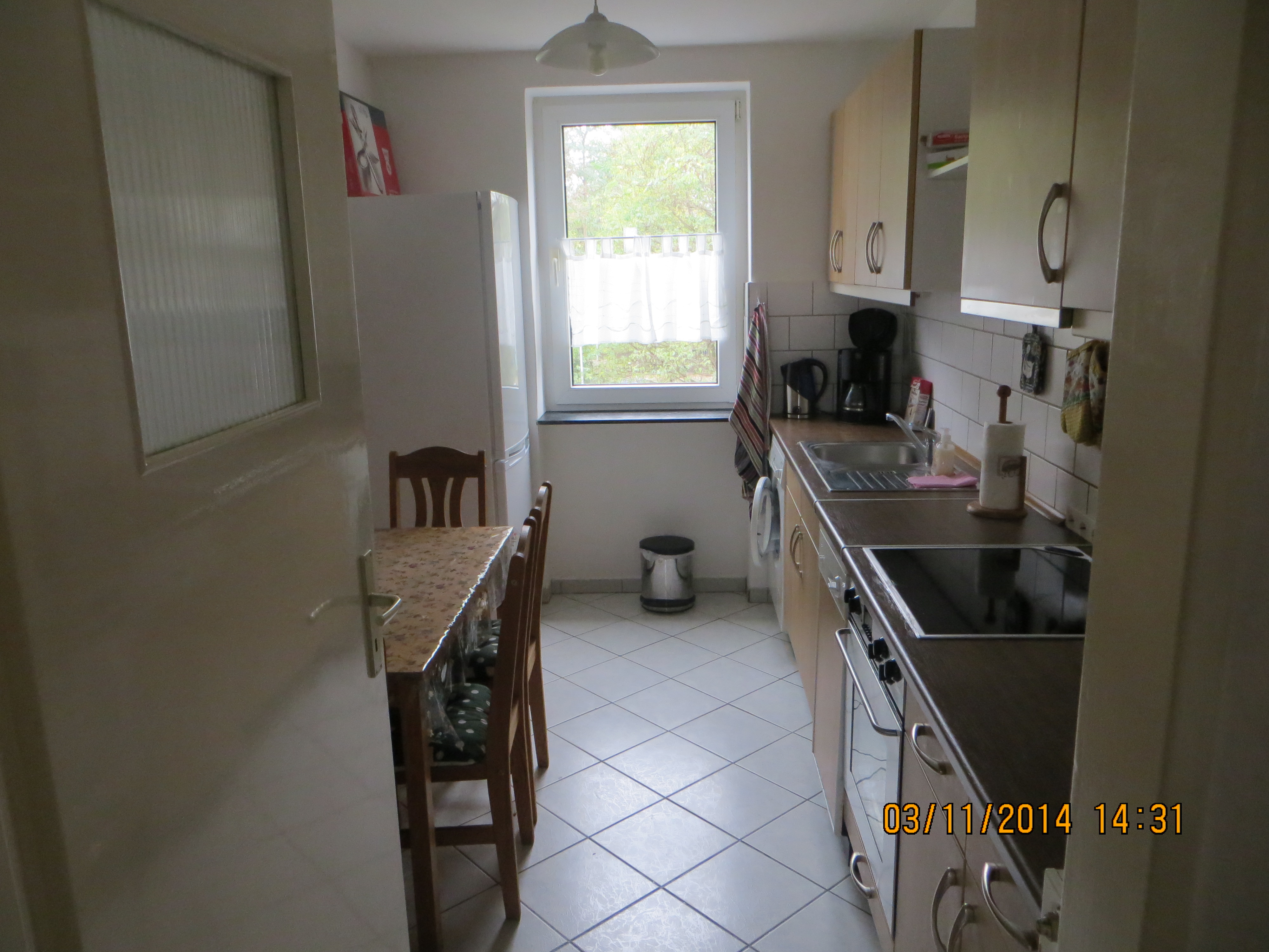 Monteurwohnung - Kühlschrank - Kassel - Küche - hier fehlt nichts - Monteurwohnung Monteurzimmer Kassel  