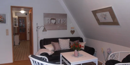 Monteurwohnung - Hund erlaubt - Schleswig-Holstein - Wohnesszimmer kombiniert - Ferienhaus Muschel