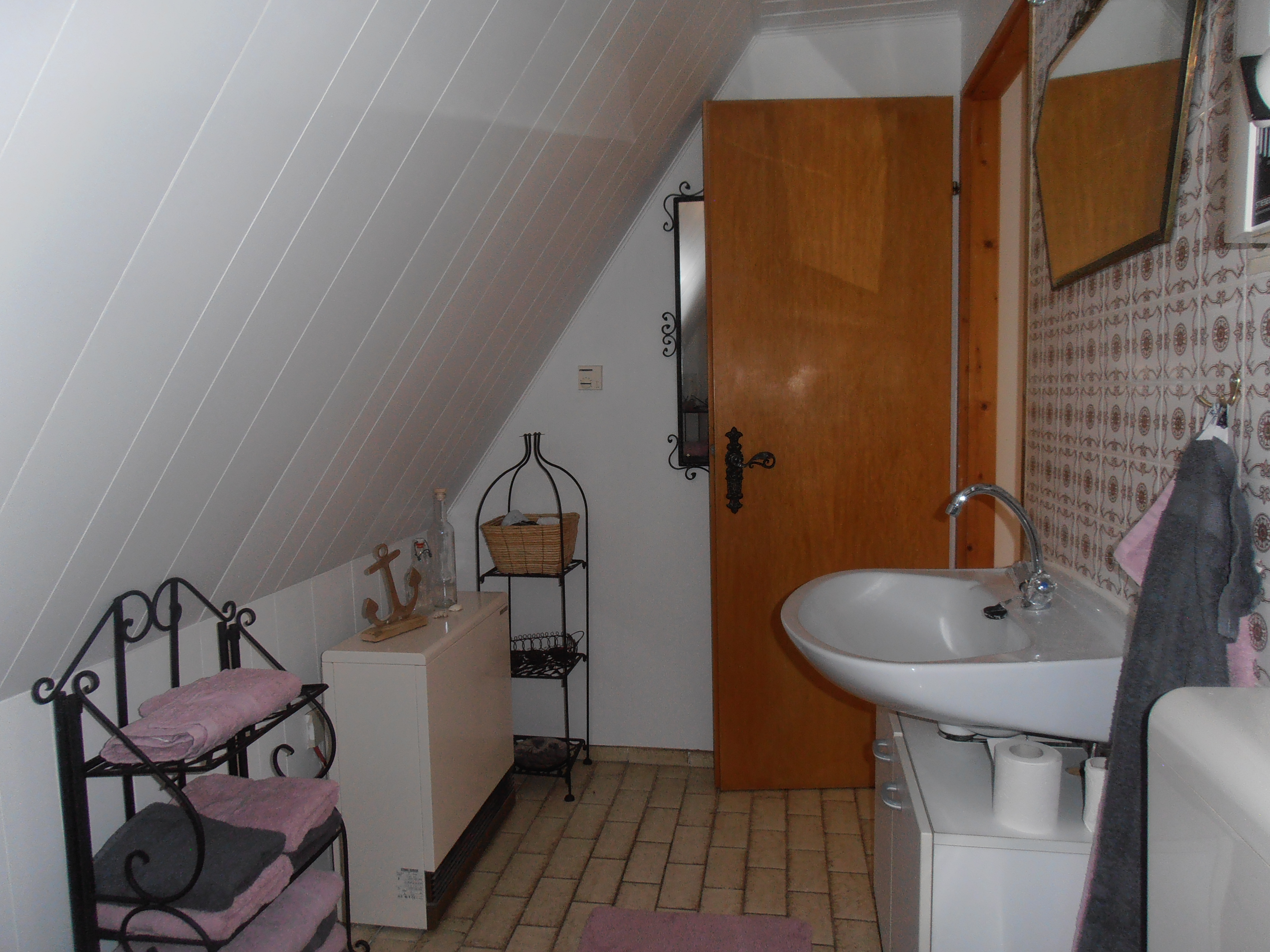 Monteurzimmer: Duschbad - Ferienhaus Muschel