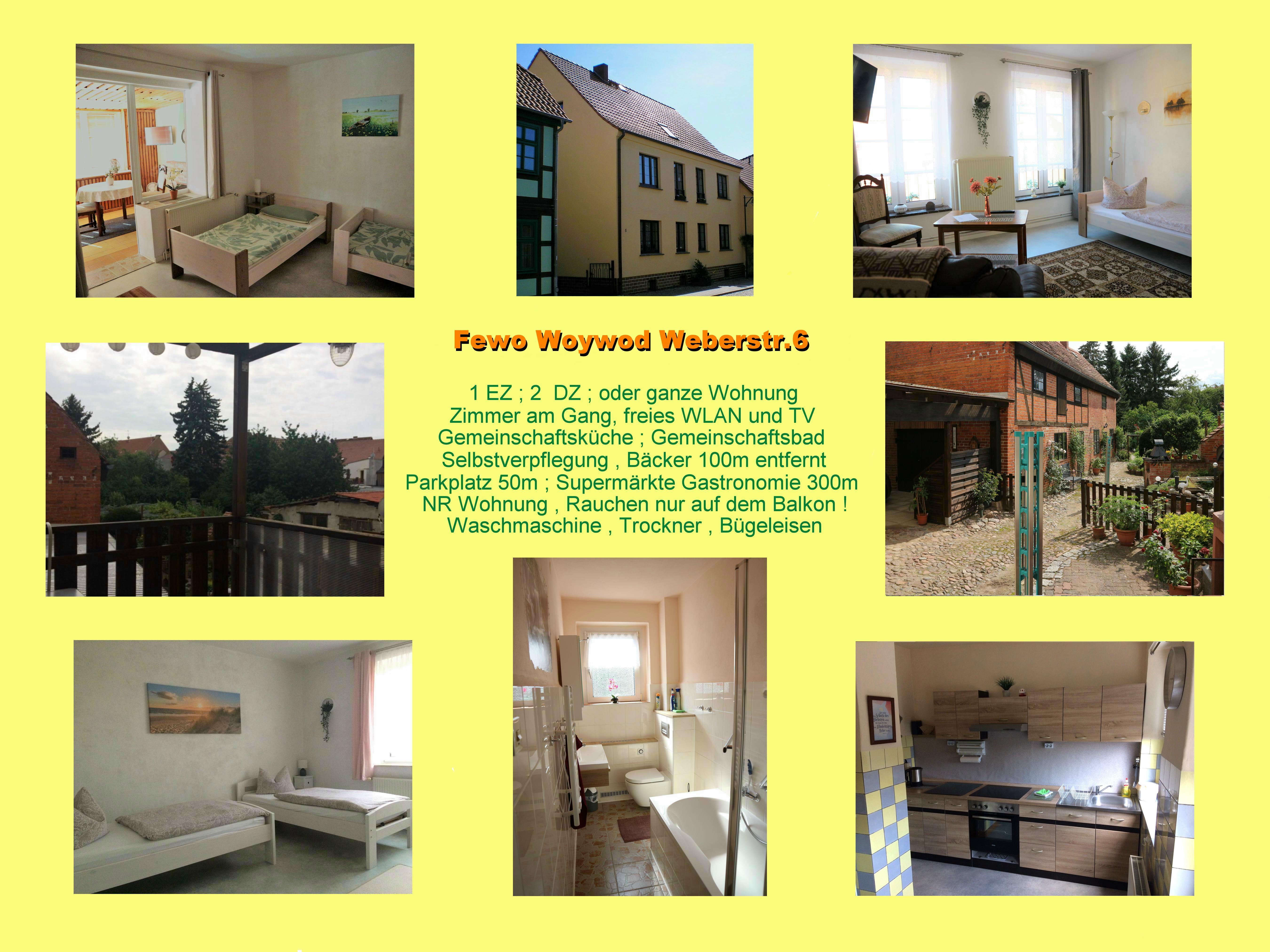 Monteurwohnung - Kummerower See - Fewo Woywod Weberstr. 6