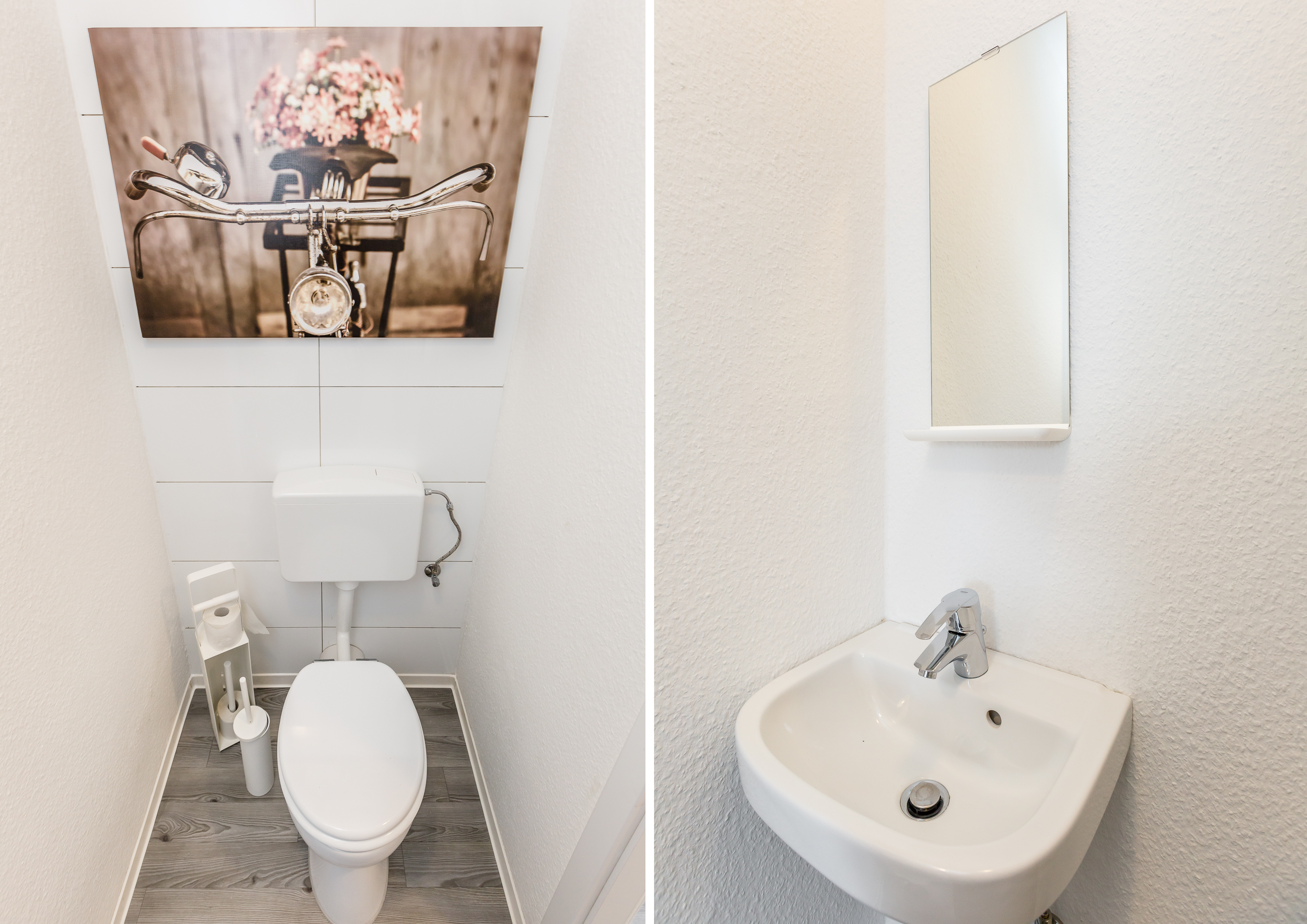 Monteurzimmer: Badezimmer, HomeRent Unterkunft in Dormagen - HomeRent in Dormagen, Monheim, Langenfeld und Grevenbroich