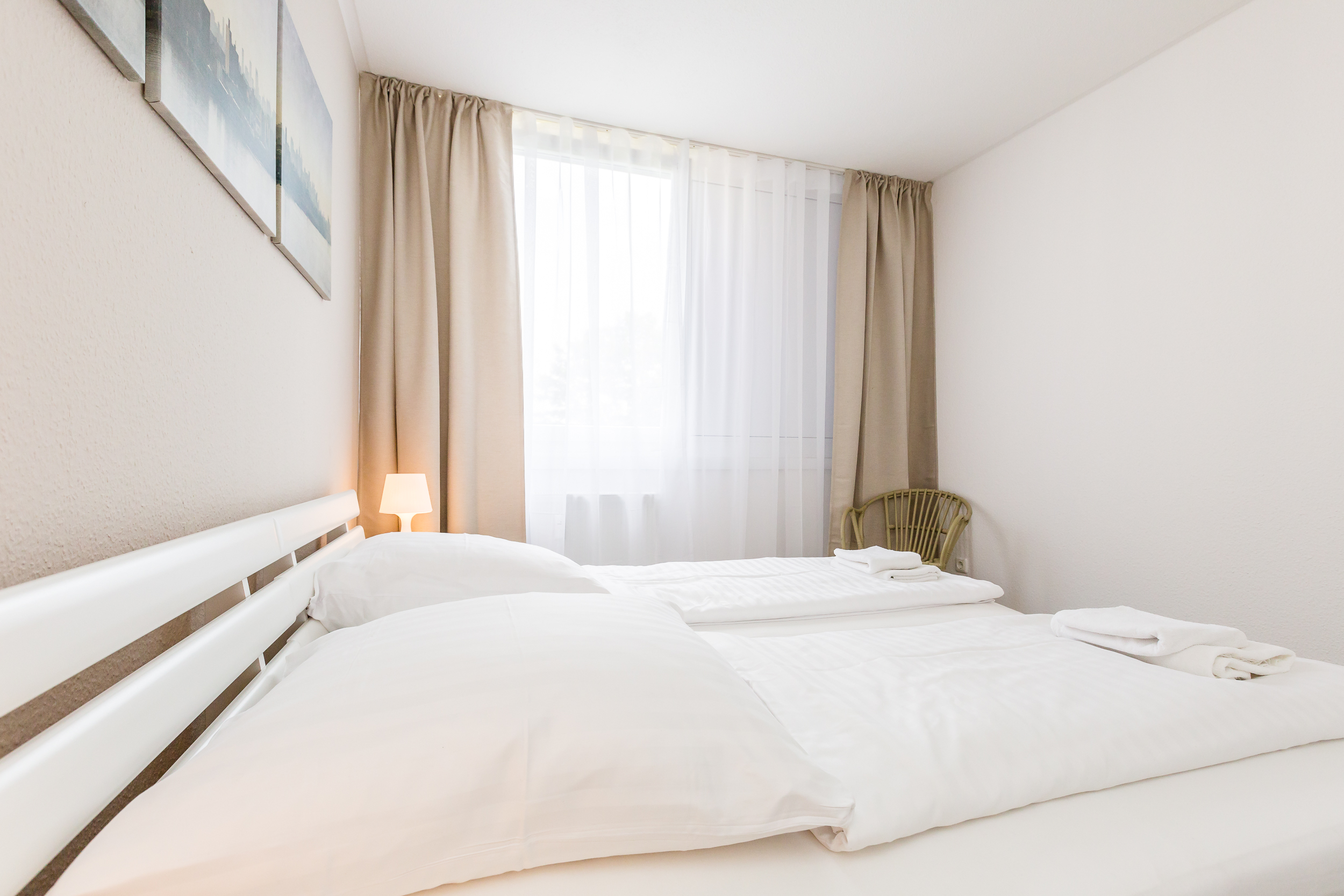 Monteurzimmer: Schlafzimmer, HomeRent Unterkunft in Dormagen - HomeRent in Dormagen, Monheim, Langenfeld uvm.