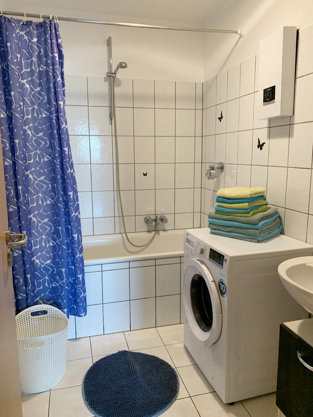 Monteurzimmer: Badezimmer, HomeRent Unterkunft in Hemer - HomeRent in Hemer (Sauerland)