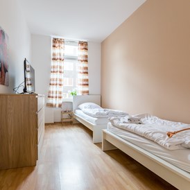 Monteurzimmer: Schlafzimmer, HomeRent Unterkunft in Düsseldorf - HomeRent in Düsseldorf
