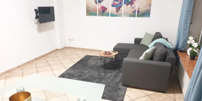 Monteurwohnung - Badezimmer: eigenes Bad - Münsterland - Wohnschlafbereich, HomeRent Unterkunft in Bedburg-Hau - HomeRent in Bedburg-Hau bei Kleve