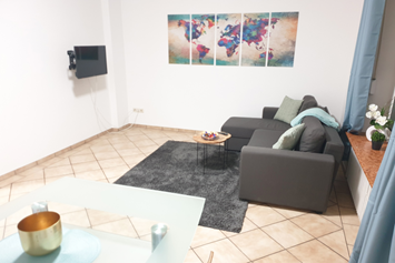 Monteurzimmer: Wohnschlafbereich, HomeRent Unterkunft in Bedburg-Hau - HomeRent in Bedburg-Hau bei Kleve