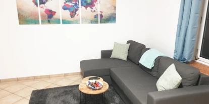 Monteurwohnung - Badezimmer: eigenes Bad - Münsterland - Wohnschlafbereich, HomeRent Unterkunft in Bedburg-Hau - HomeRent in Bedburg-Hau bei Kleve