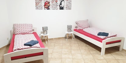 Monteurwohnung - Badezimmer: eigenes Bad - Münsterland - Schlafzimmer, HomeRent Unterkunft in Bedburg-Hau - HomeRent in Bedburg-Hau bei Kleve