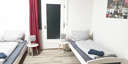 Monteurwohnung - Badezimmer: eigenes Bad - Münsterland - Schlafzimmer, HomeRent Unterkunft in Bedburg-Hau - HomeRent in Bedburg-Hau bei Kleve