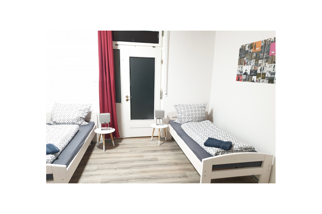 Monteurzimmer: Schlafzimmer, HomeRent Unterkunft in Bedburg-Hau - HomeRent in Bedburg-Hau bei Kleve