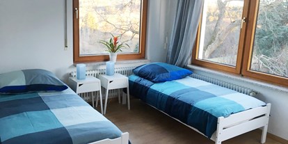 Monteurwohnung - Zimmertyp: Doppelzimmer - Bad Überkingen - Ferienwohnung Waldstetten - Schlafzimmer - Monteurwohnung in Waldstetten bei Schwäbisch Gmünd 