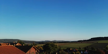 Monteurwohnung - Uslar - Aussicht vom Balkon - Ferienwohnung-Nickel, Niemetal