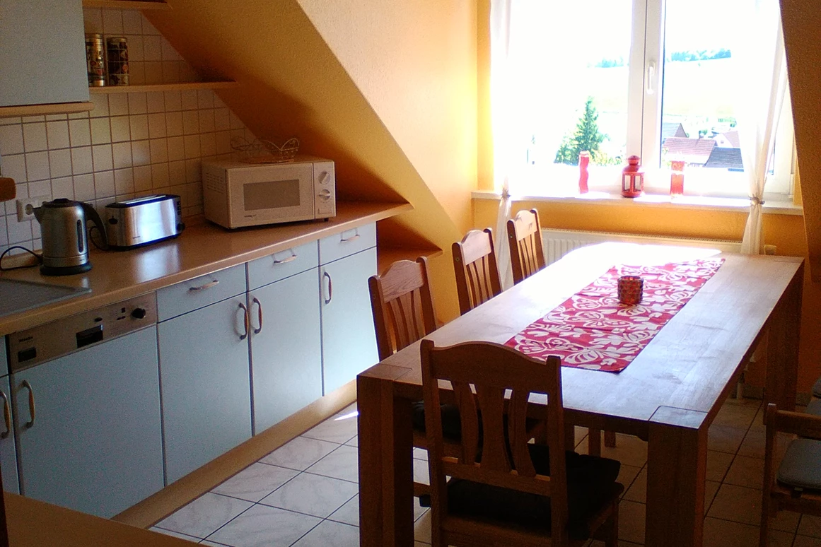 Monteurzimmer: Küche - Ferienwohnung-Nickel, Niemetal