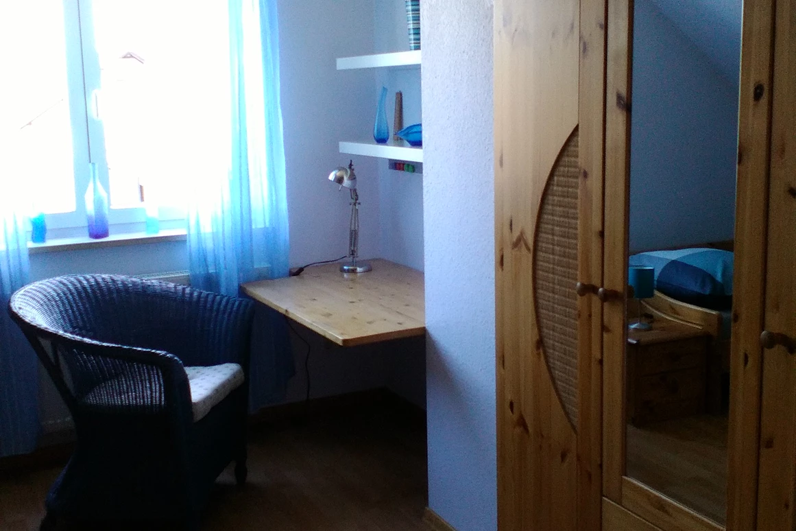 Monteurzimmer: Schlafzimmer 2 - Ferienwohnung-Nickel, Niemetal