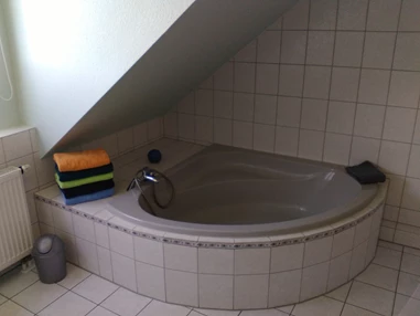 Monteurzimmer: Bad - Ferienwohnung-Nickel, Niemetal