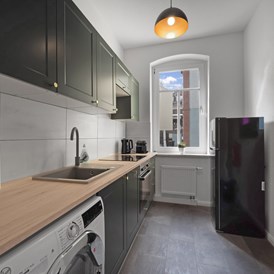 Monteurzimmer: Küche  - Voll ausgestattetes Apartment in Dresden 
