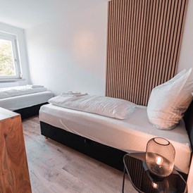 Monteurzimmer: Schlafzimmer  - Voll ausgestattetes Apartment in Dresden 