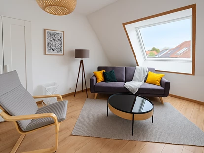 Monteurwohnung - Waschmaschine - Deutschland - Wohnzimmer Beispiel - Monteurzimmer| Ferienwohnung StayINN Halle (Saale)