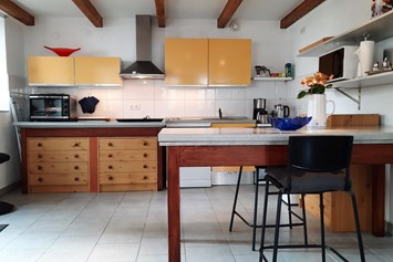 Monteurzimmer: Küche - Ferienwohnung Wilhelmine in Cuxhaven im Lotsenviertel