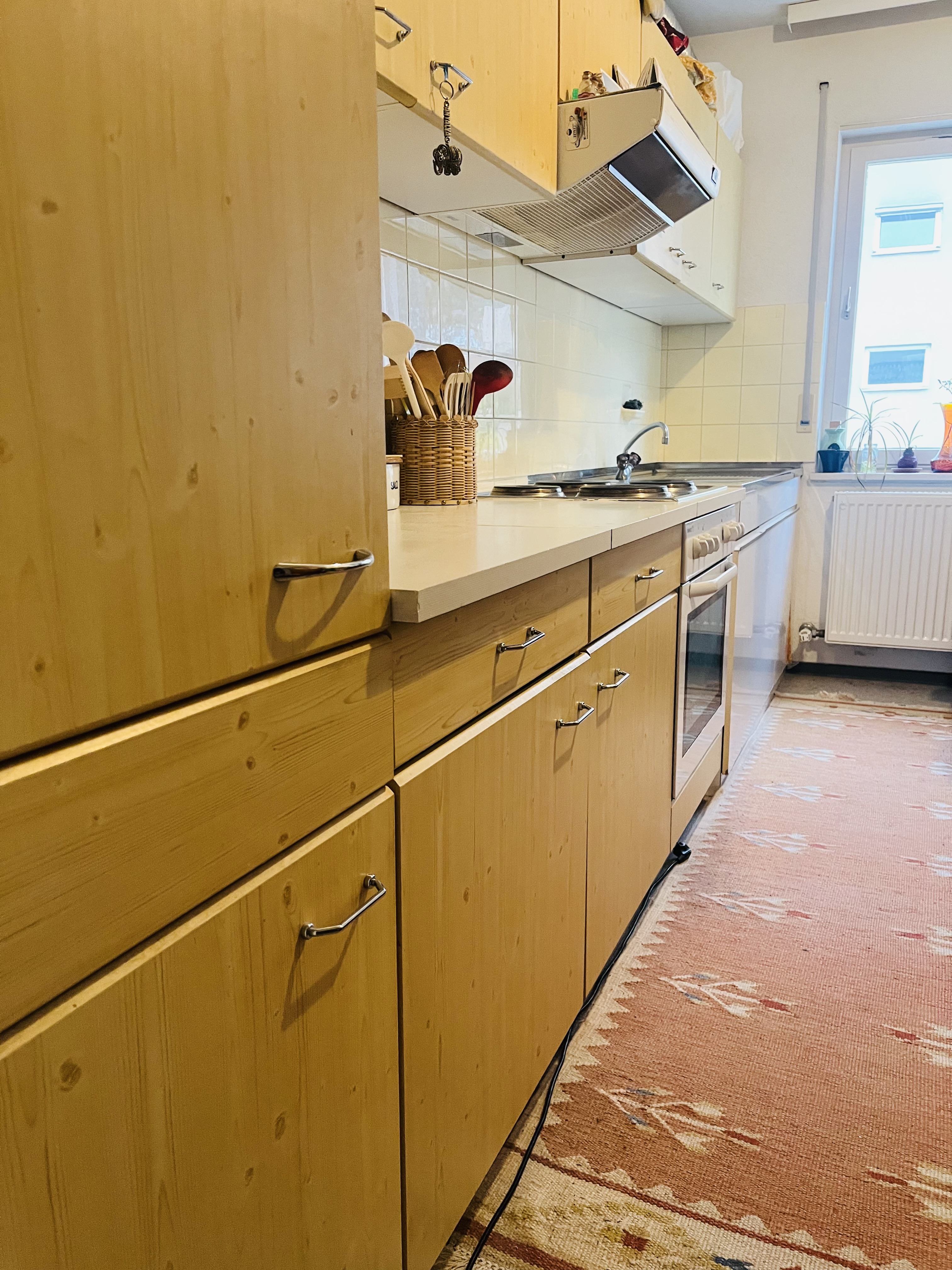 Monteurwohnung - Küche: Gemeinschaftsküche - Bodensee - Bregenzer Wald - Vollausgestattete Küche - Grenzzimmer Liechtenstein