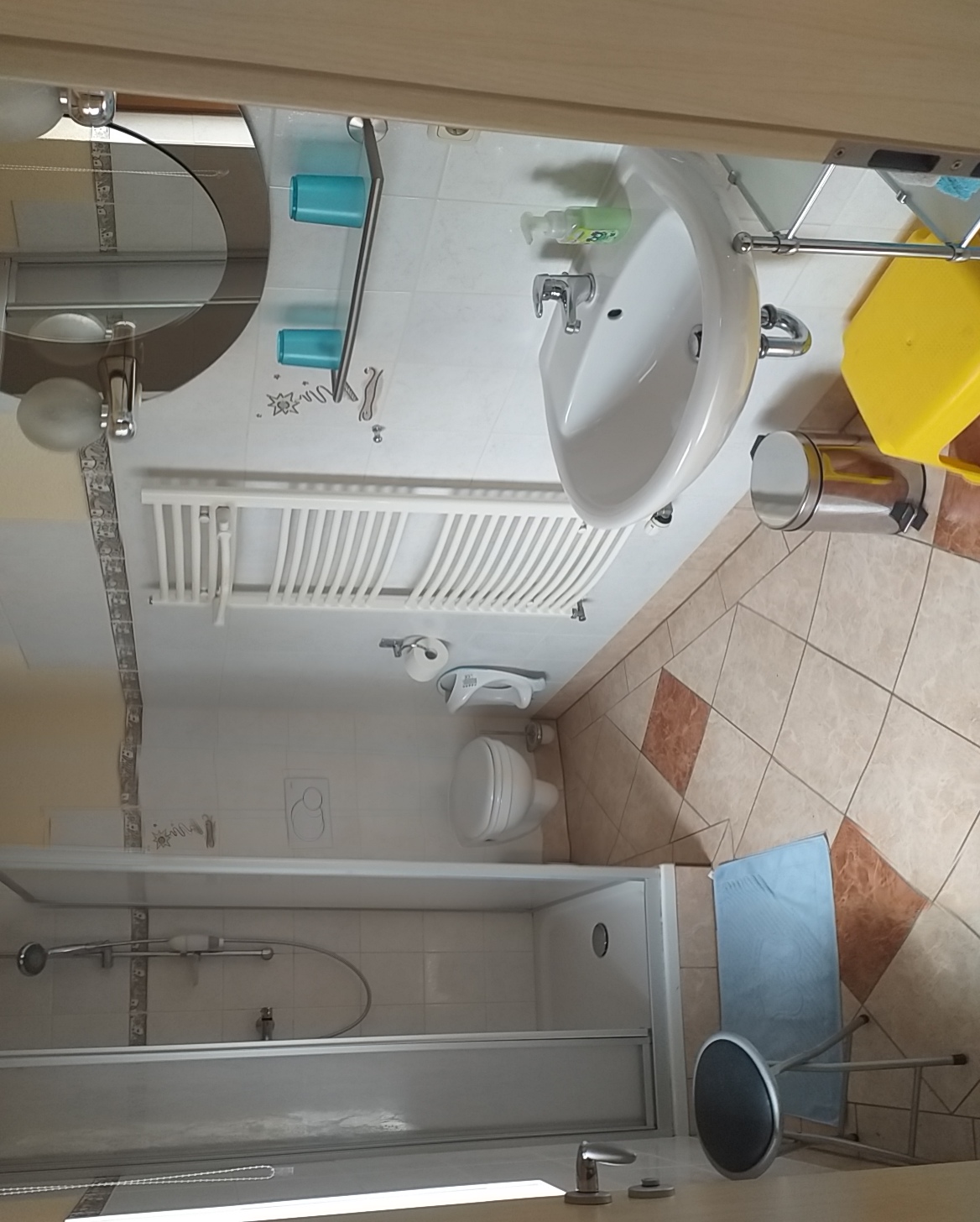 Monteurwohnung - Zimmertyp: Doppelzimmer - Thüringen - Dusche mit WC - Hofellen