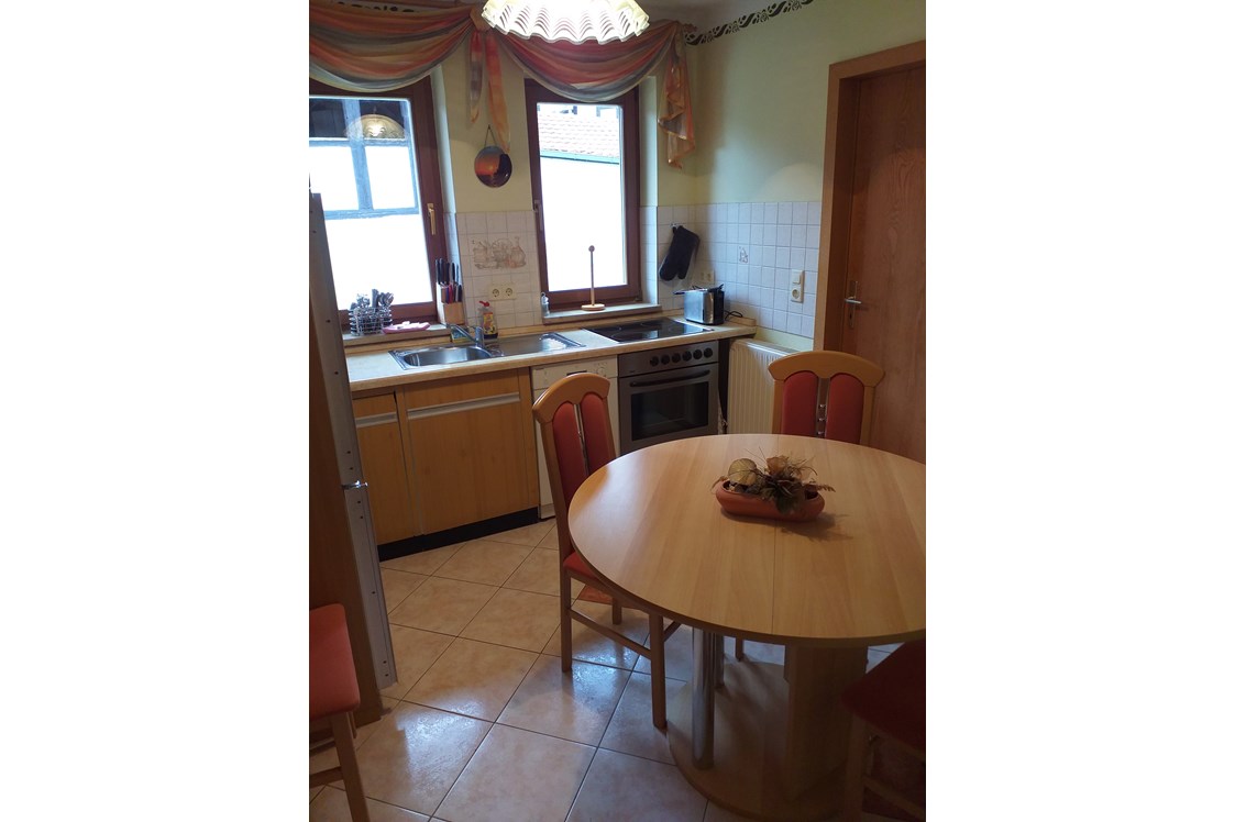 Monteurzimmer: Küche in der kleineren Wohnung - Hofellen