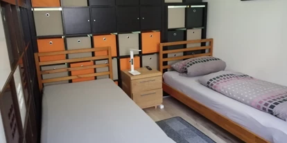 Monteurwohnung - Kronau Walldorf Bretten Kraichtal - Schlafzimmer 2 - Ferienwohnung Izzo Hockenheim