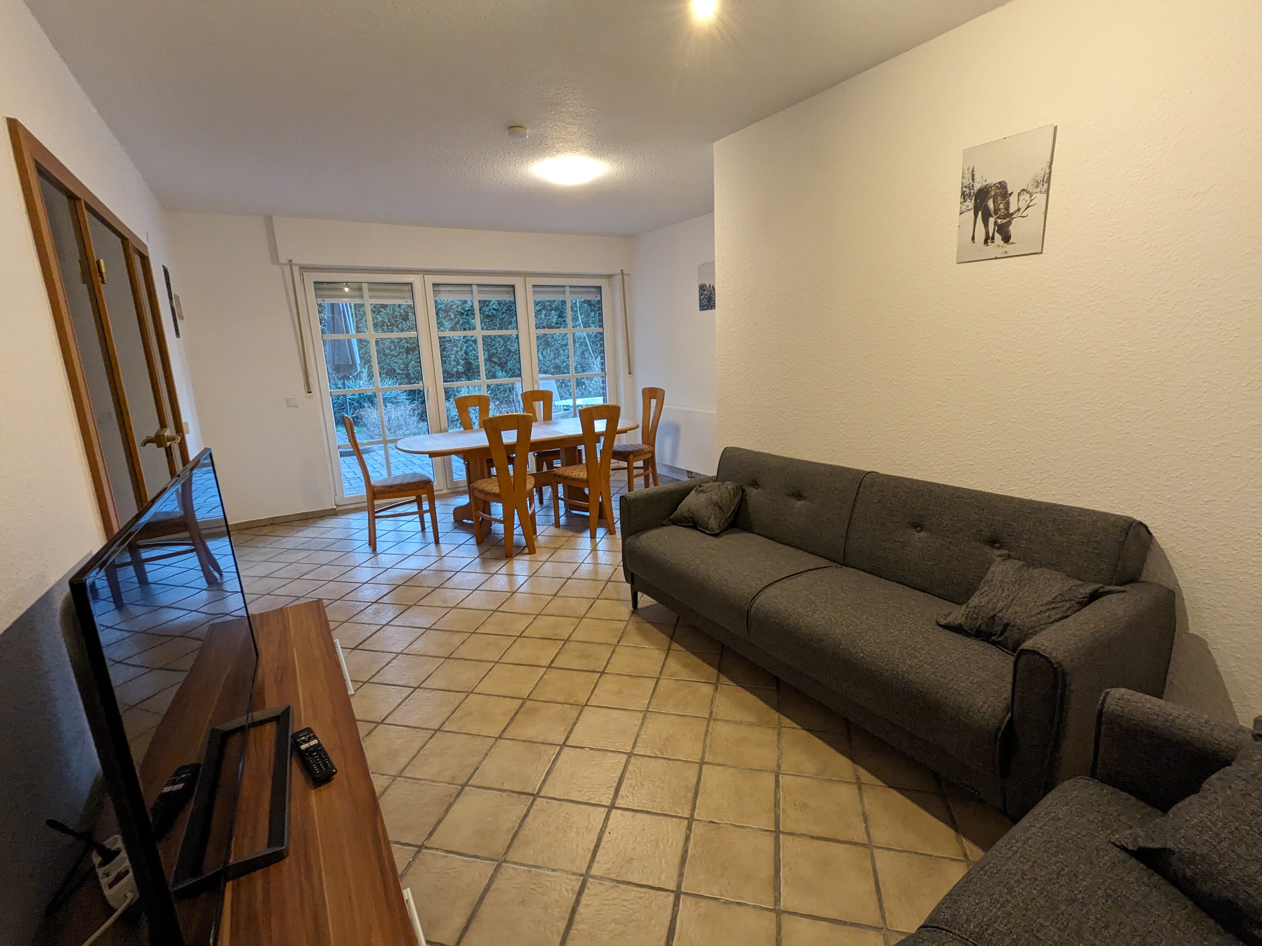 Monteurwohnung - PLZ 48488 (Deutschland) - Wohn- und Esszimmer Erdgeschoss  - Monteurunterkunft Lingen-Brögbern 