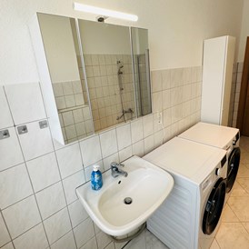 Monteurzimmer: Badezimmer - Wohnung für Monteure in Markkleeberg (Stadtrand Leipzig)