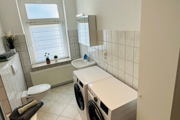 Monteurwohnung: Badezimmer - Monteurwohnung in Stadtrandlage von Leipzig