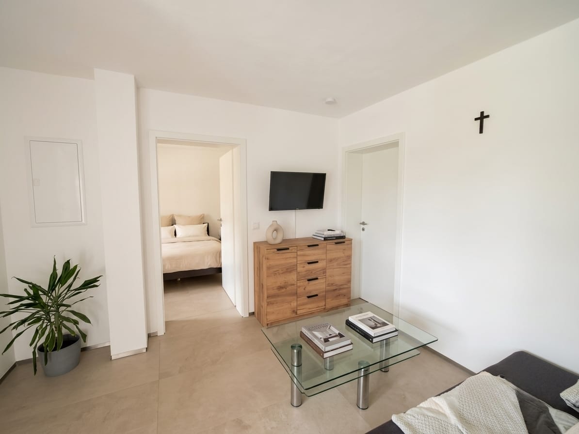 Monteurwohnung - PLZ 73447 (Deutschland) - Wohnzimmer - Ferienwohnung Biehlmaier