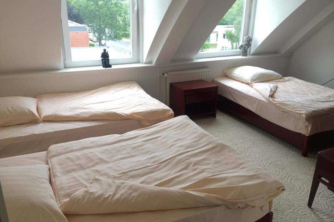 Monteurzimmer: Mehrbettzimmer - 3 Betten - Loft II - Rechts