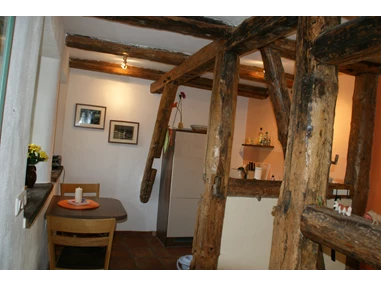Monteurzimmer: Esstisch - Ferienwohnung Bauernhaus
