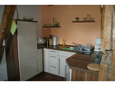 Monteurzimmer: Küchenzeile - Ferienwohnung Bauernhaus
