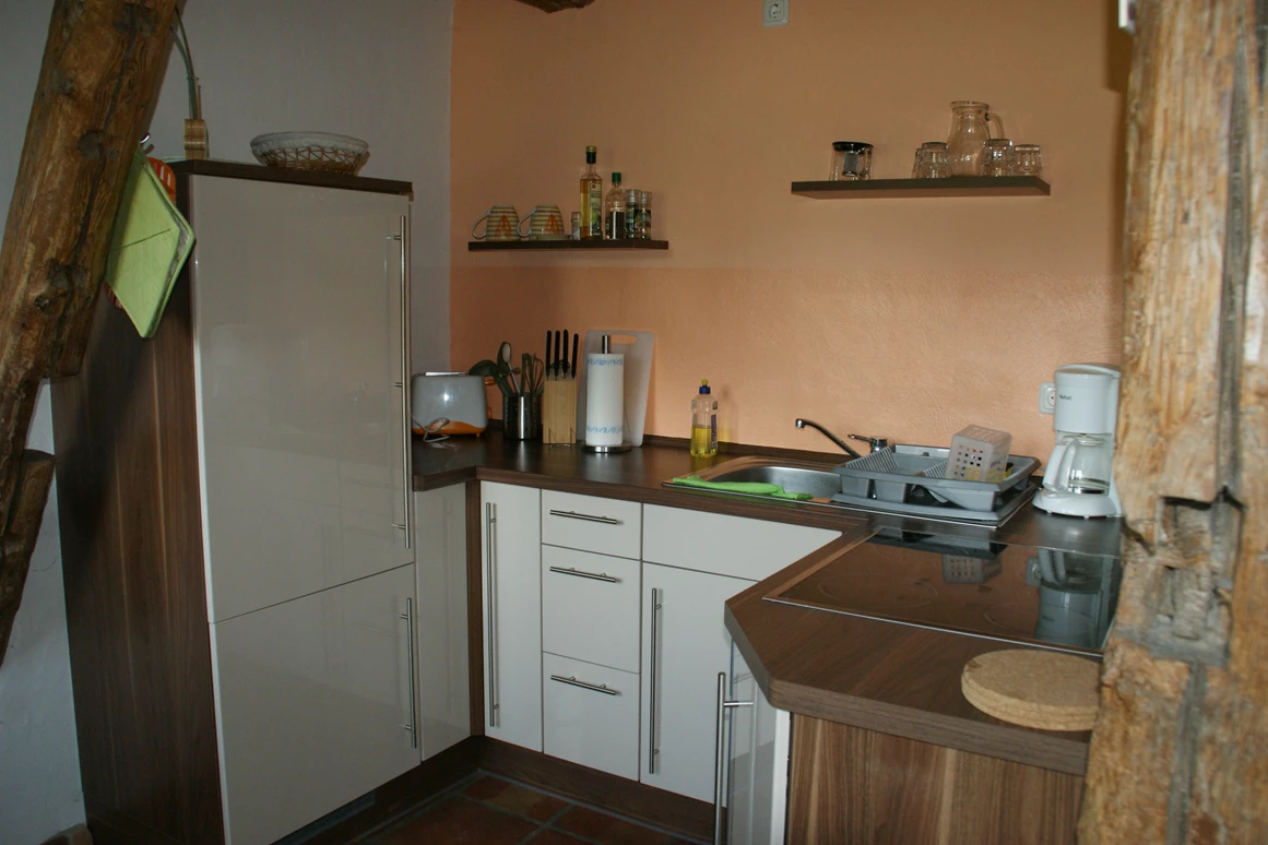 Monteurzimmer: Küchenzeile - Ferienwohnung Bauernhaus