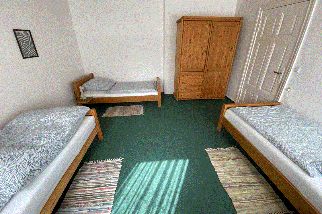Monteurwohnung: Schlafzimmer, 3 Betten - Monteurwohnung Wandlitz