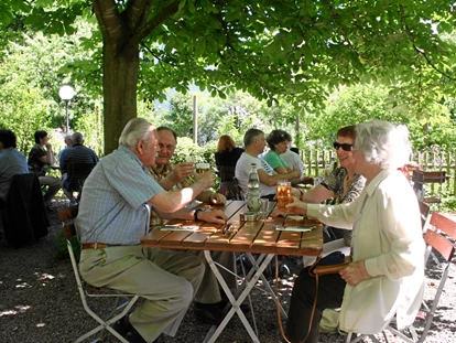 Monteurwohnung - Waschmaschine - Deutschland - Biergarten in der Umgebung - Monteurzimmer Haus Abendrot