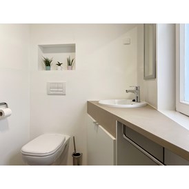 Monteurzimmer: WC im Obergeschoss - Nordhaus A7 bei Hamburg